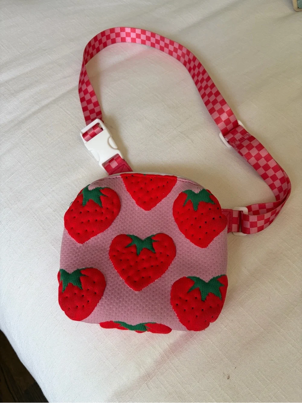 STATE Kids Strawberry Crossbody Fanny Pack, NWOT